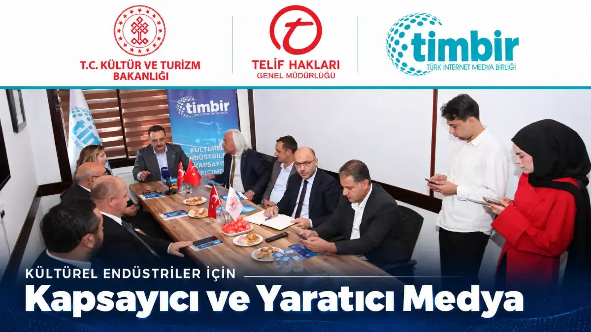 TİMBİR, kültürel endüstri için medya projesini basın lansmanıyla tanıttı