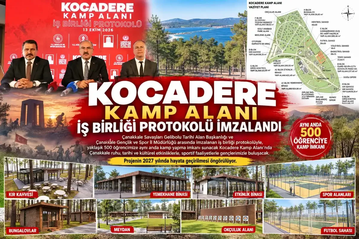Çanakkale’de gençler için 500 kişilik kalıcı kamp merkezi kuruluyor