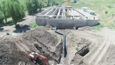 Kars'ta Atıksu Toplama ve Arıtma Tesisi çalışmaları devam ediyor